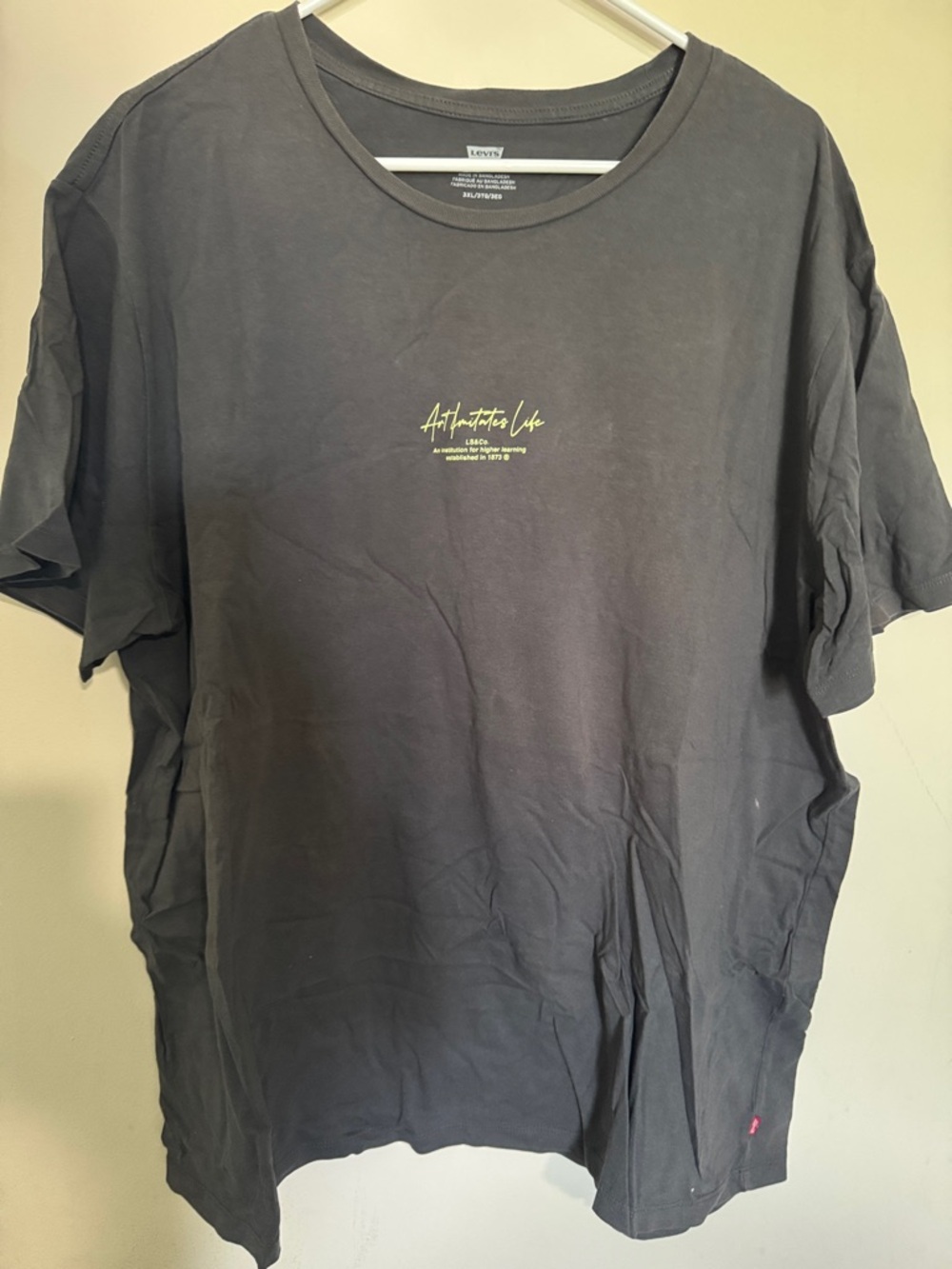 Levi's Black Short Sleeve “Art Imitates Life” T-Shirt